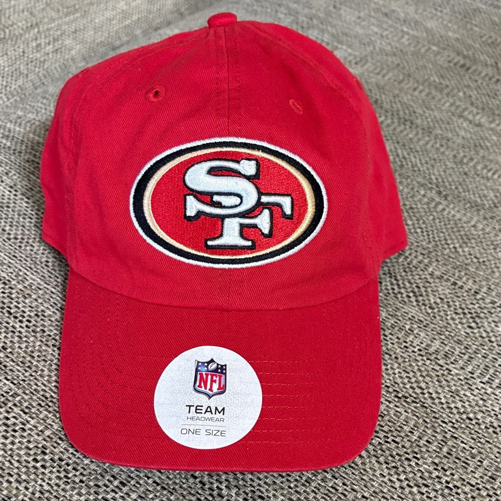 NFL San Francisco 49ers hat adjustable new tags - Picture 2 of 7